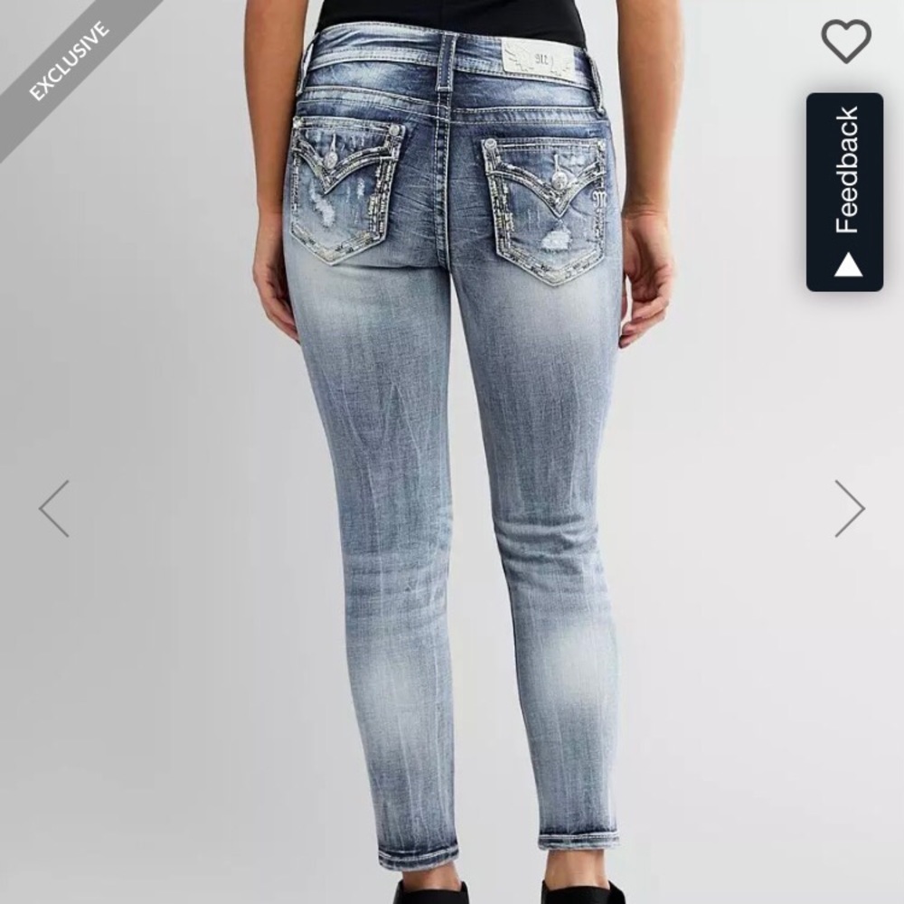 Miss Me Jeans MID-RISE BOOT ANKLE SKINNY